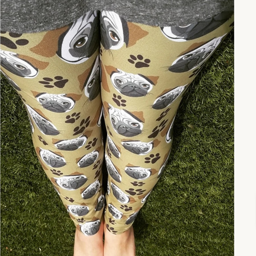 Nwt pug leggings Size 20-24